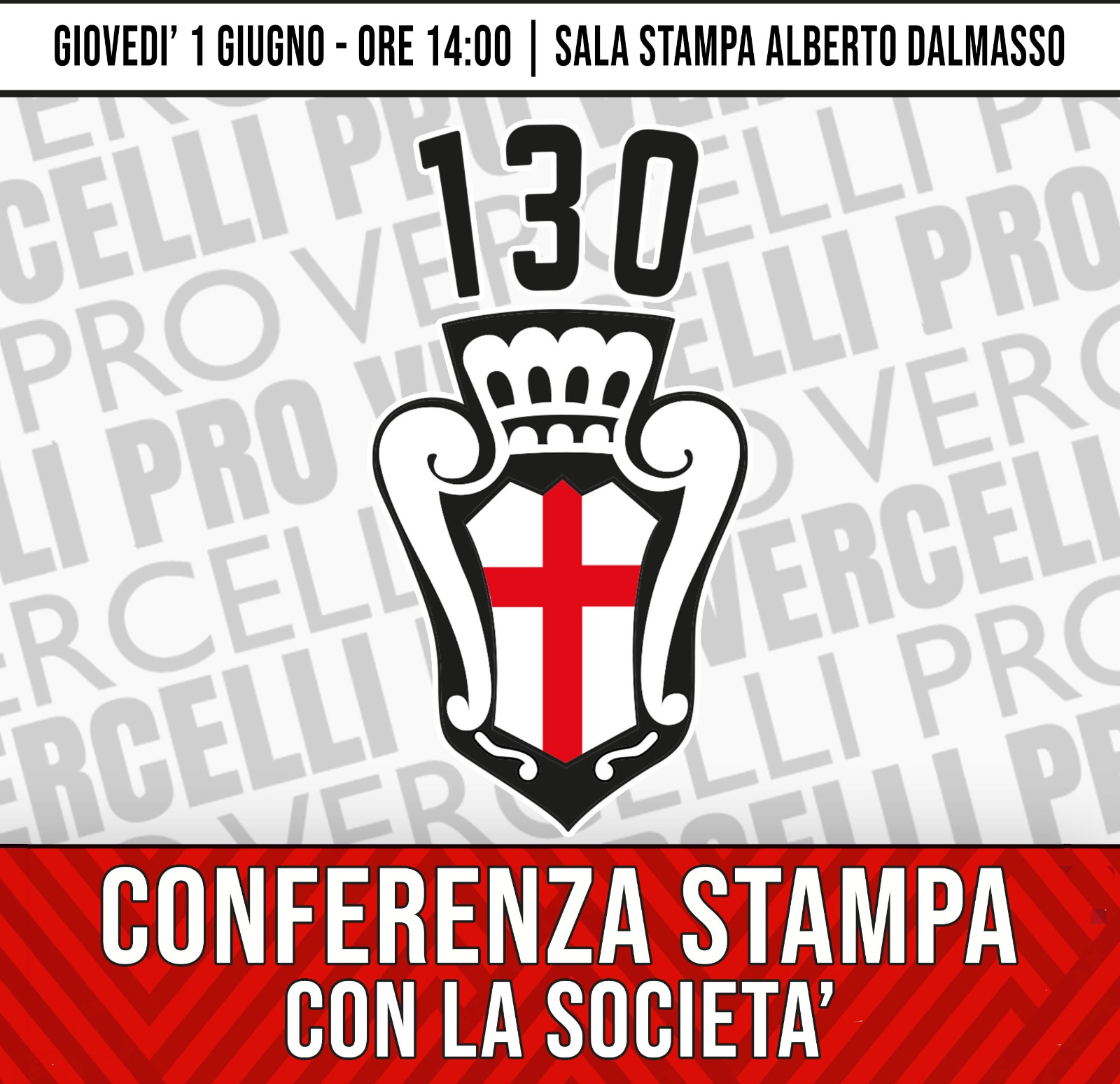 CONFERENZA STAMPA CON LA SOCIETÀ 