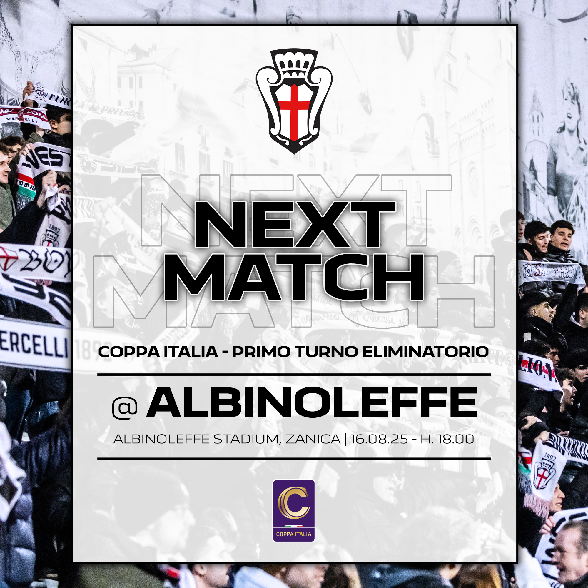 BIGLIETTERIA | Albinoleffe - Pro Vercelli (Coppa Italia)