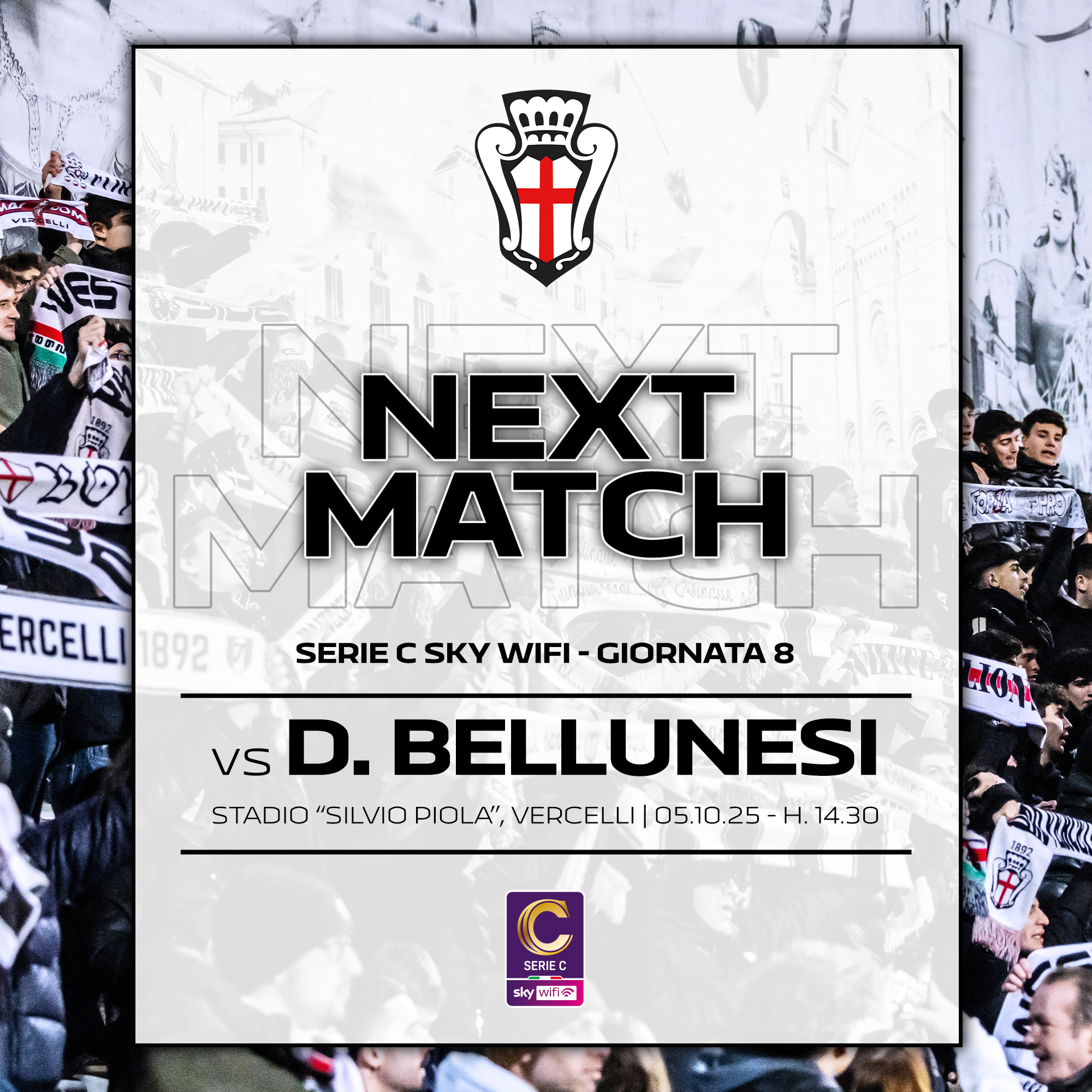 BIGLIETTERIA | Pro Vercelli - Dolomiti Bellunesi