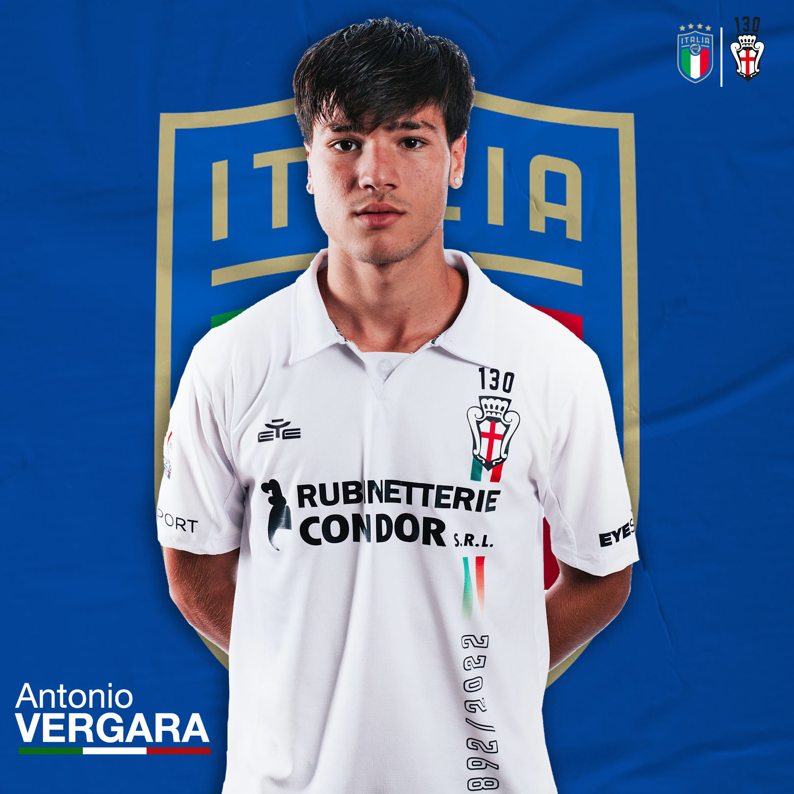 ANTONIO VERGARA CONVOCATO IN NAZIONALE U20!