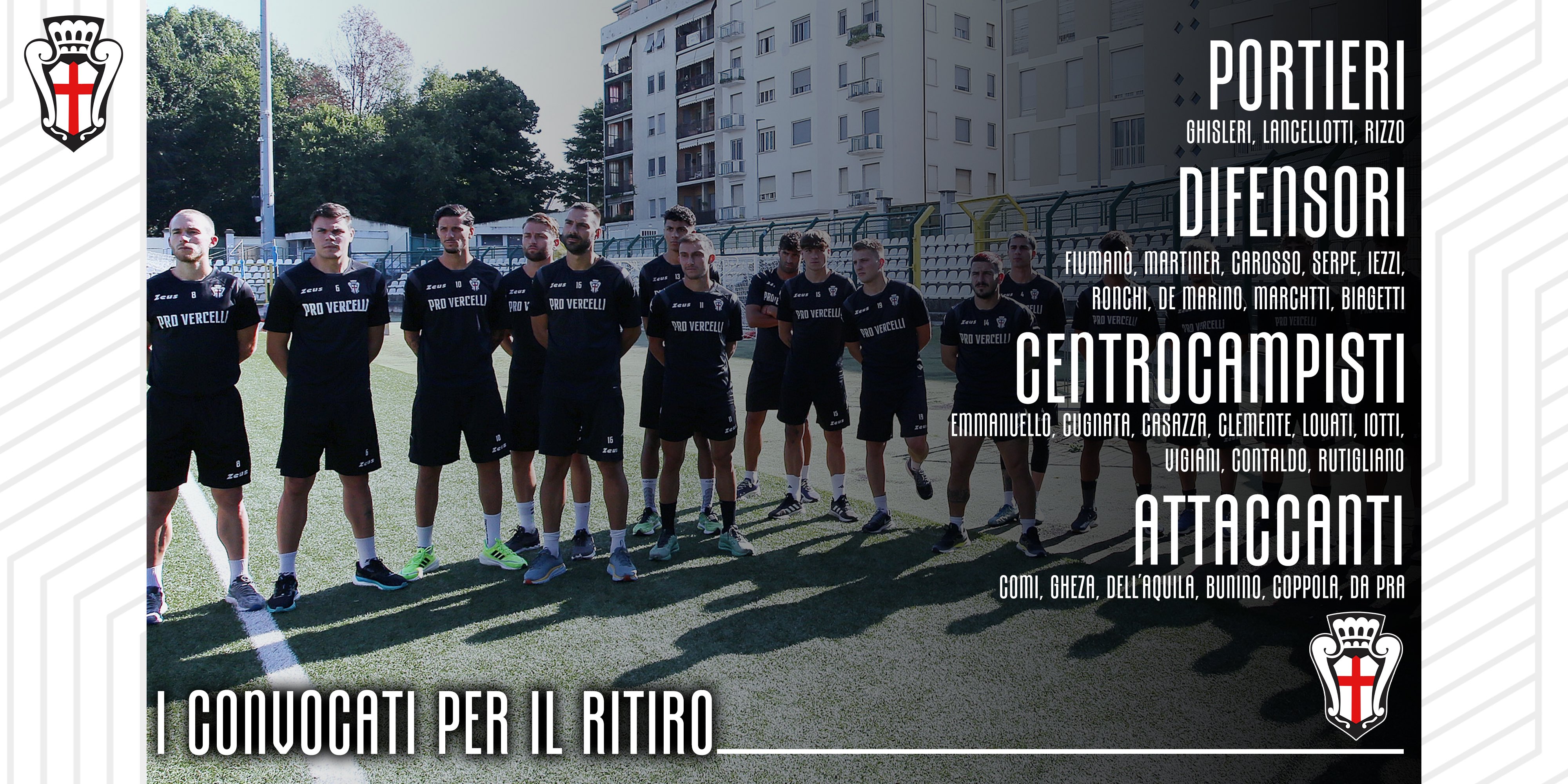 I convocati per il ritiro di Druogno!