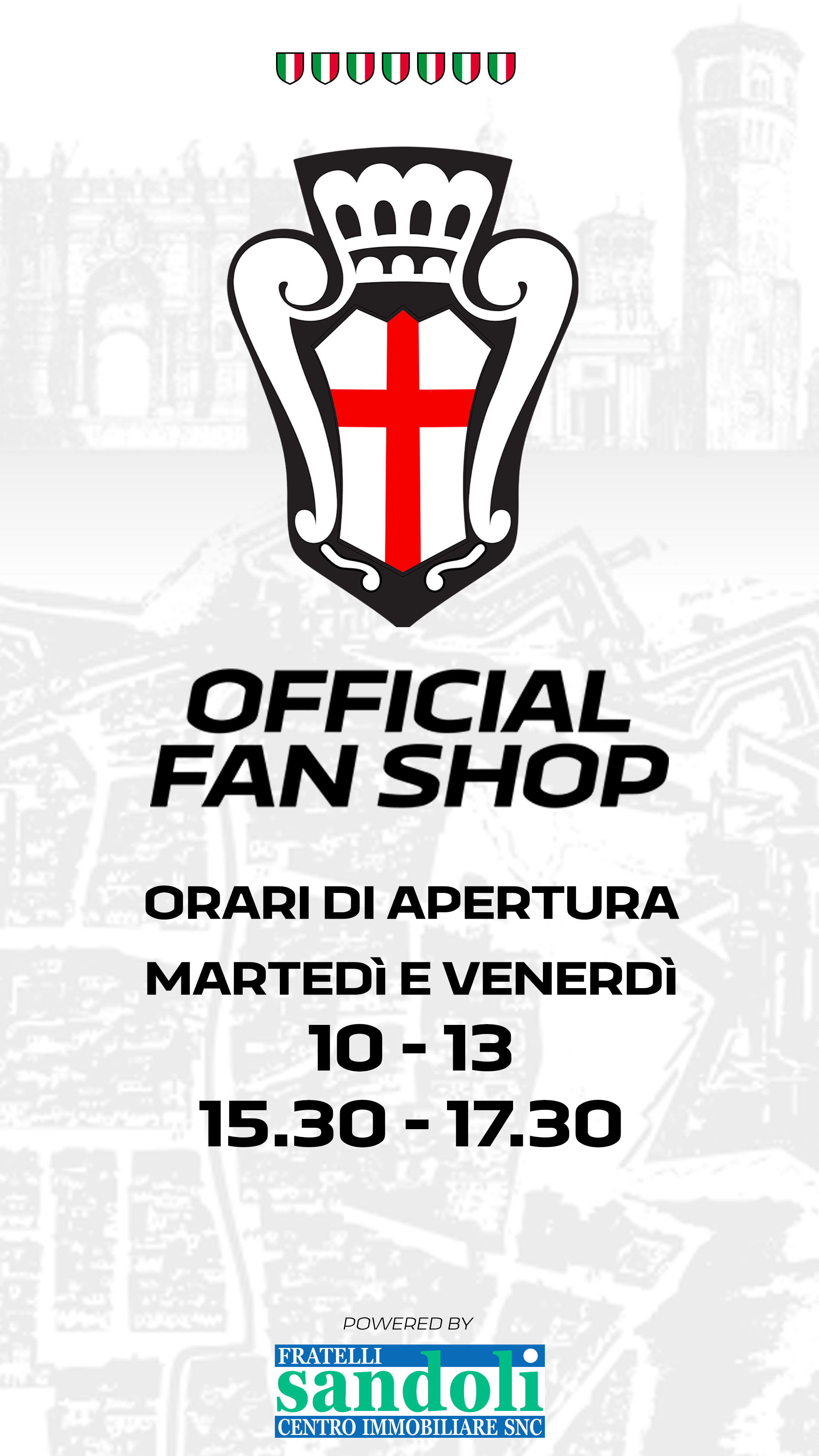 Orari Fan Shop 2026/27