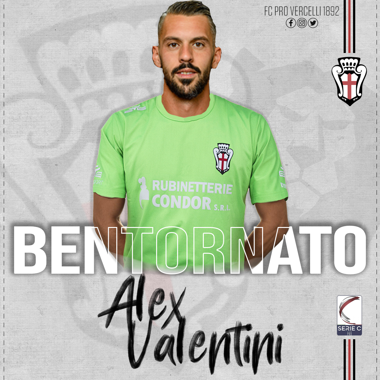 BENTORNATO ALEX VALENTINI!