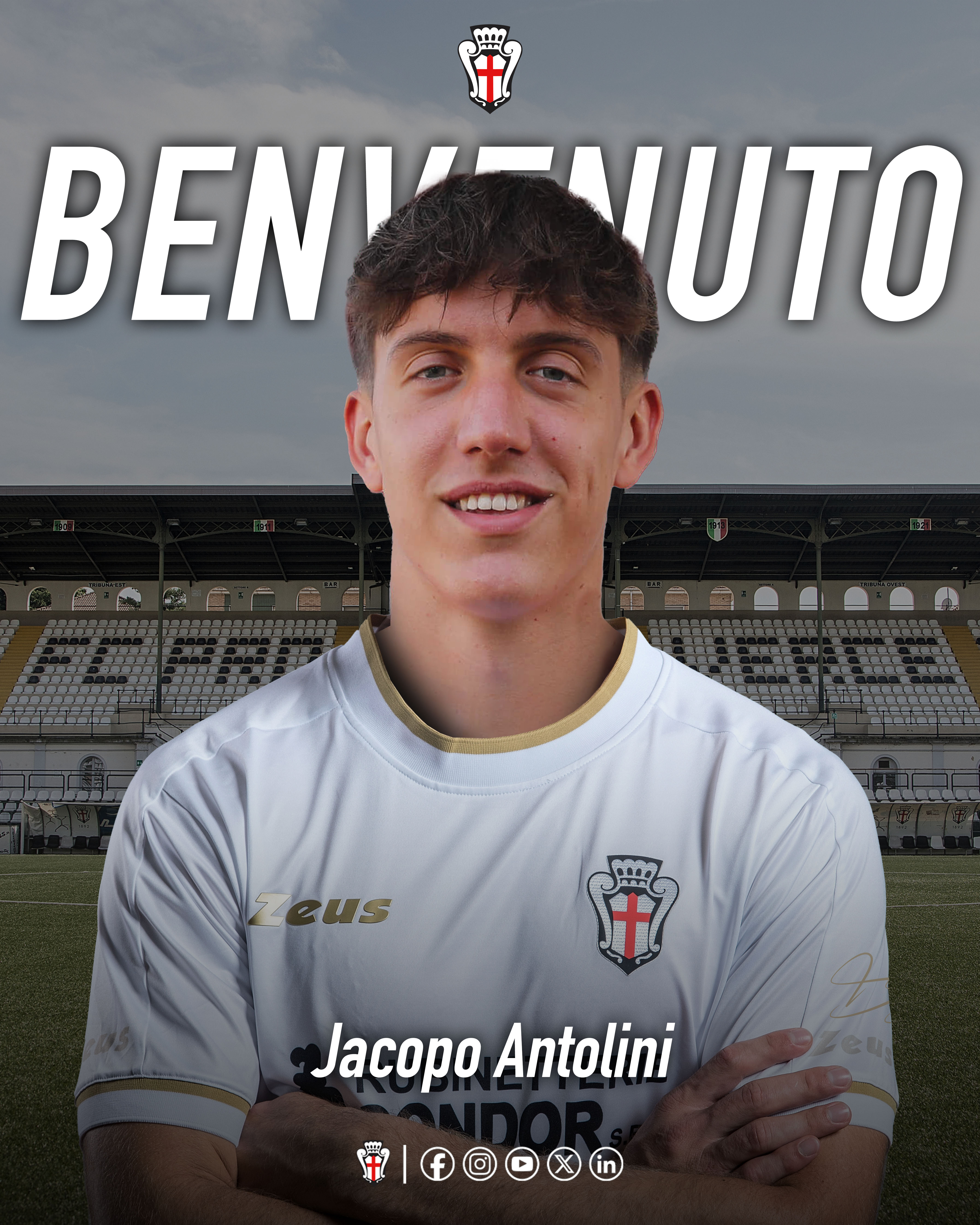 Benvenuto Jacopo Antolini!