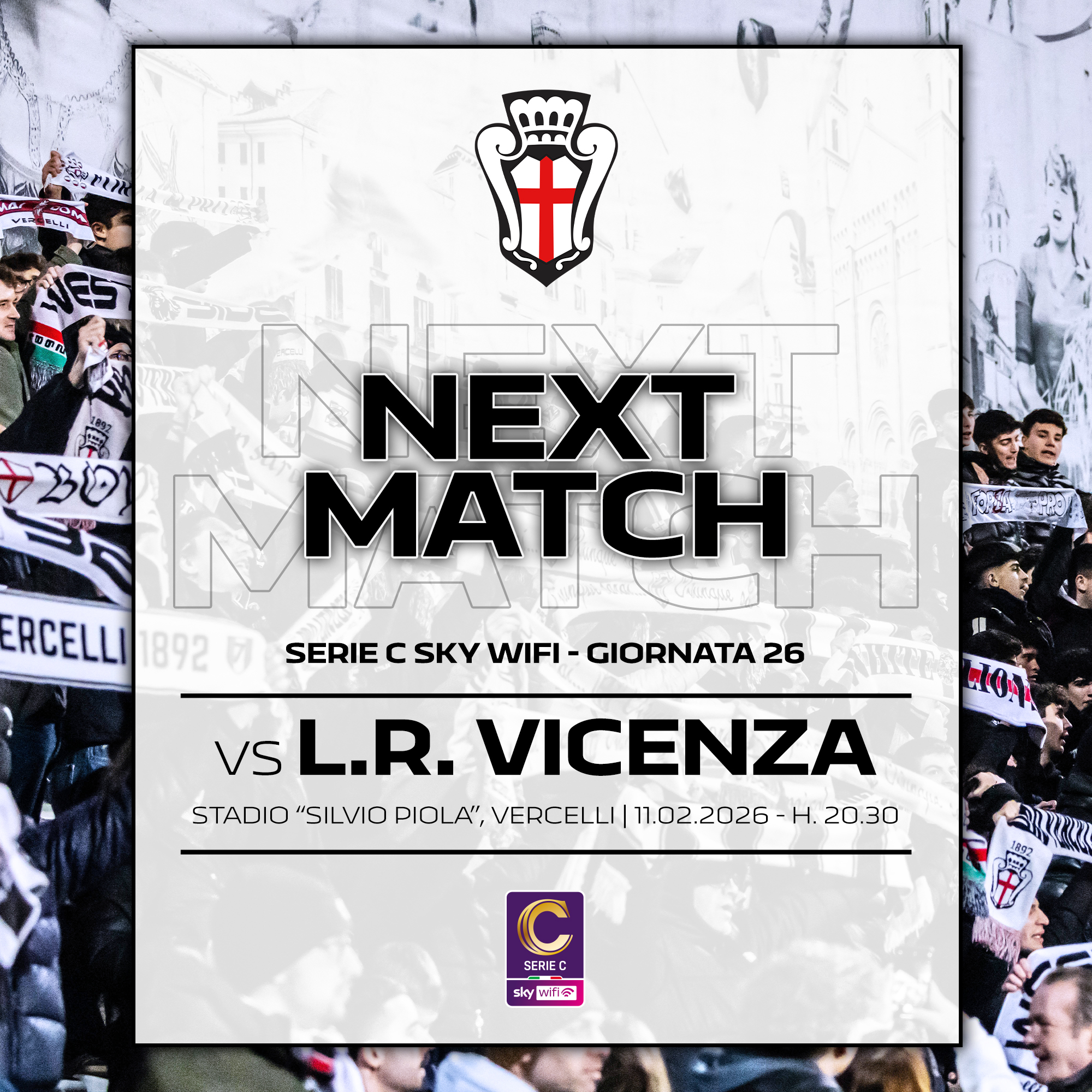BIGLIETTERIA | Pro Vercelli - L.R. Vicenza