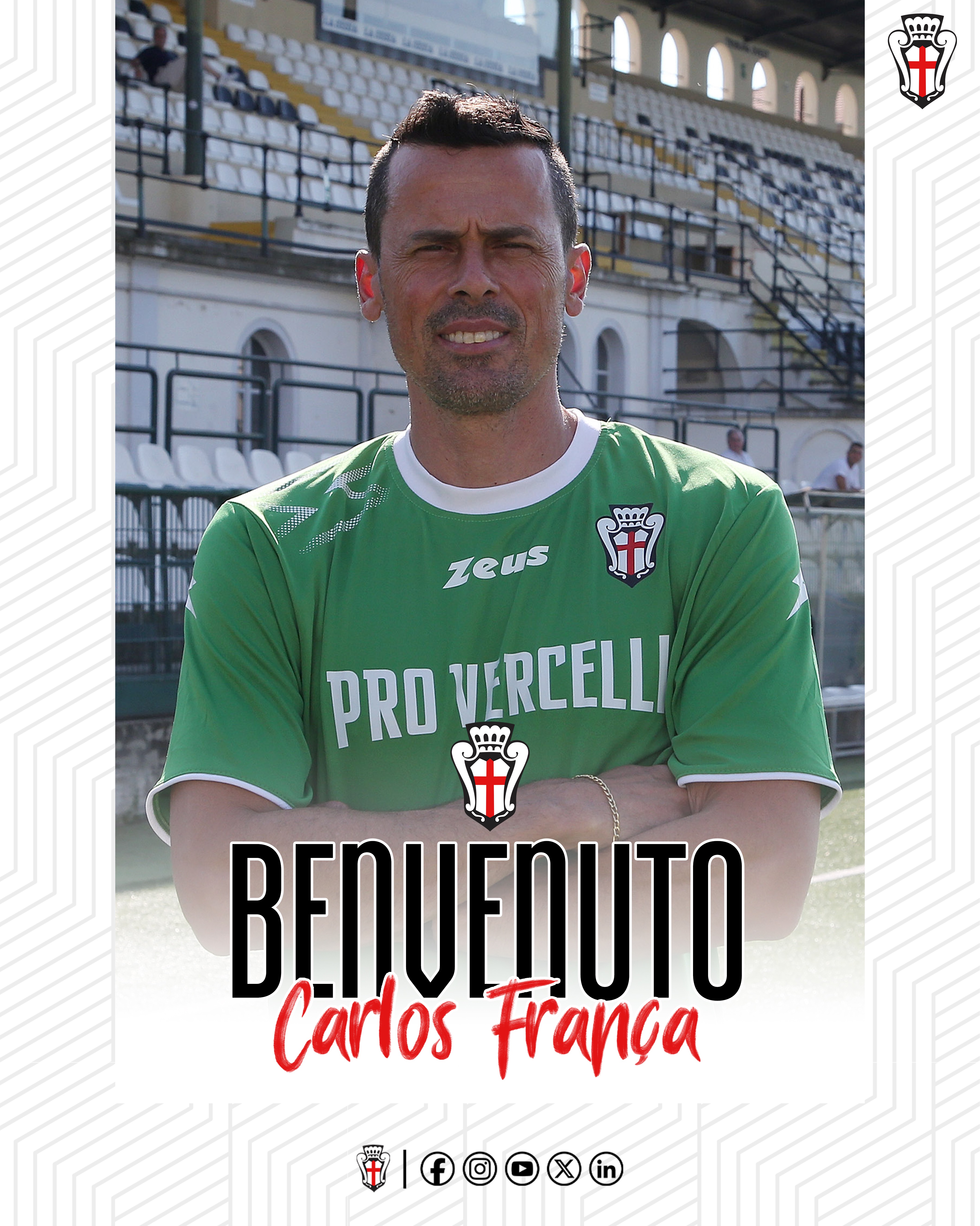 Carlos França nuovo allenatore della Primavera!