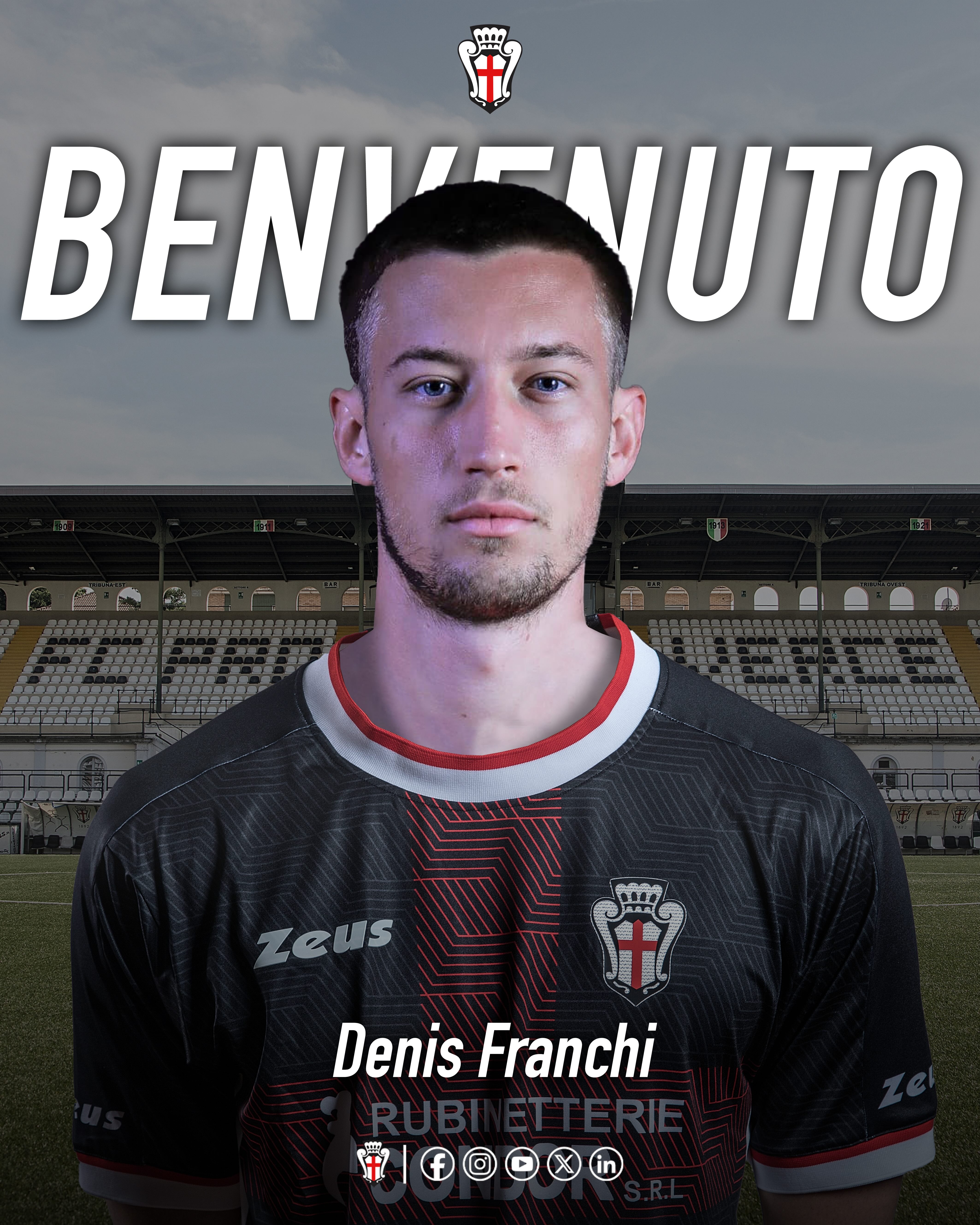 Benvenuto Denis Franchi!