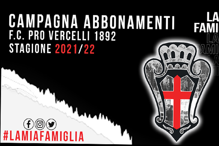 CAMPAGNA ABBONAMENTI 2021/22: LA MIA FAMIGLIA