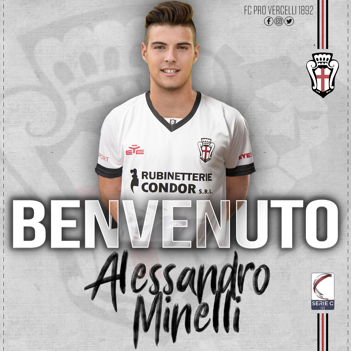 BENVENUTO ALESSANDRO MINELLI!