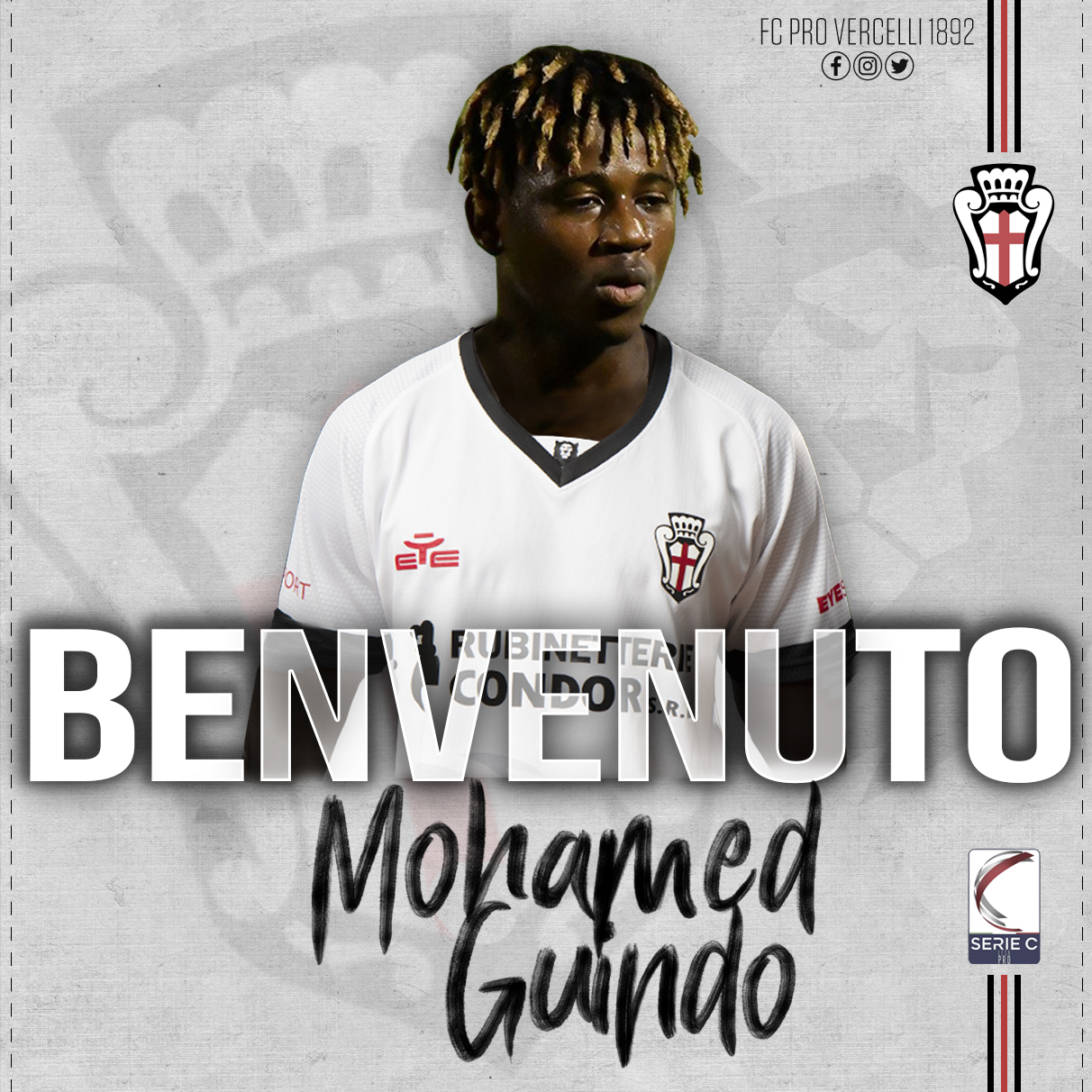 BENVENUTO MOHAMED GUINDO!
